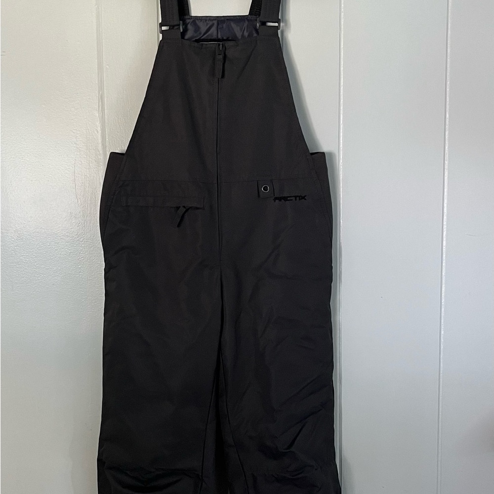 Arctix Kids Insulated Snow Bib Overalls, Black